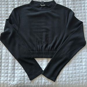 Forever 21 long sleeve crop top